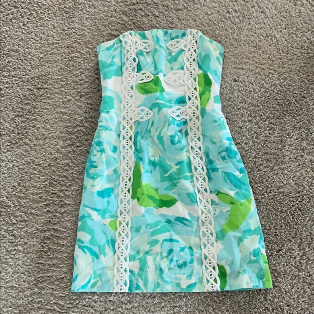 Spring floral mini dress preppy- lily Pulitzer